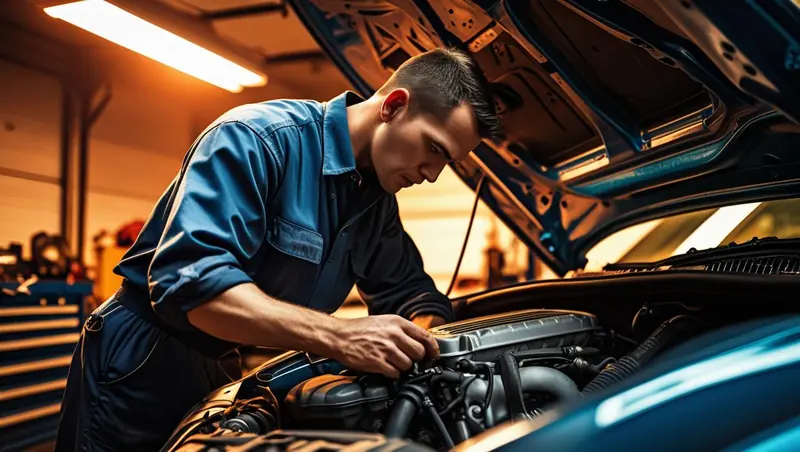 تركيب قطعة داخل المحرك